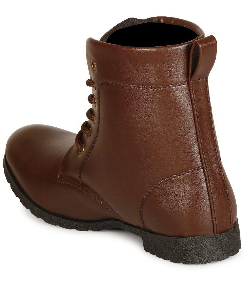 Ishransh - Brown Women's Ankle Length Boots - None