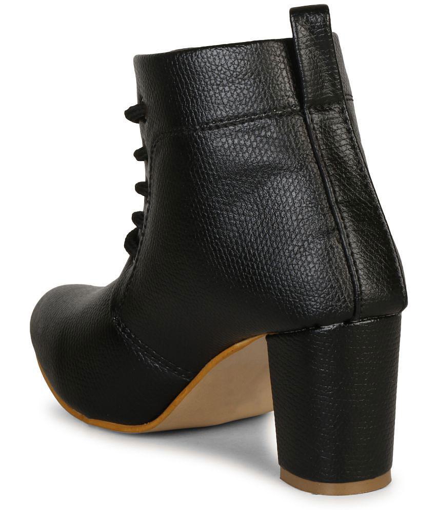 Ishransh - Black Women's Ankle Length Boots - None