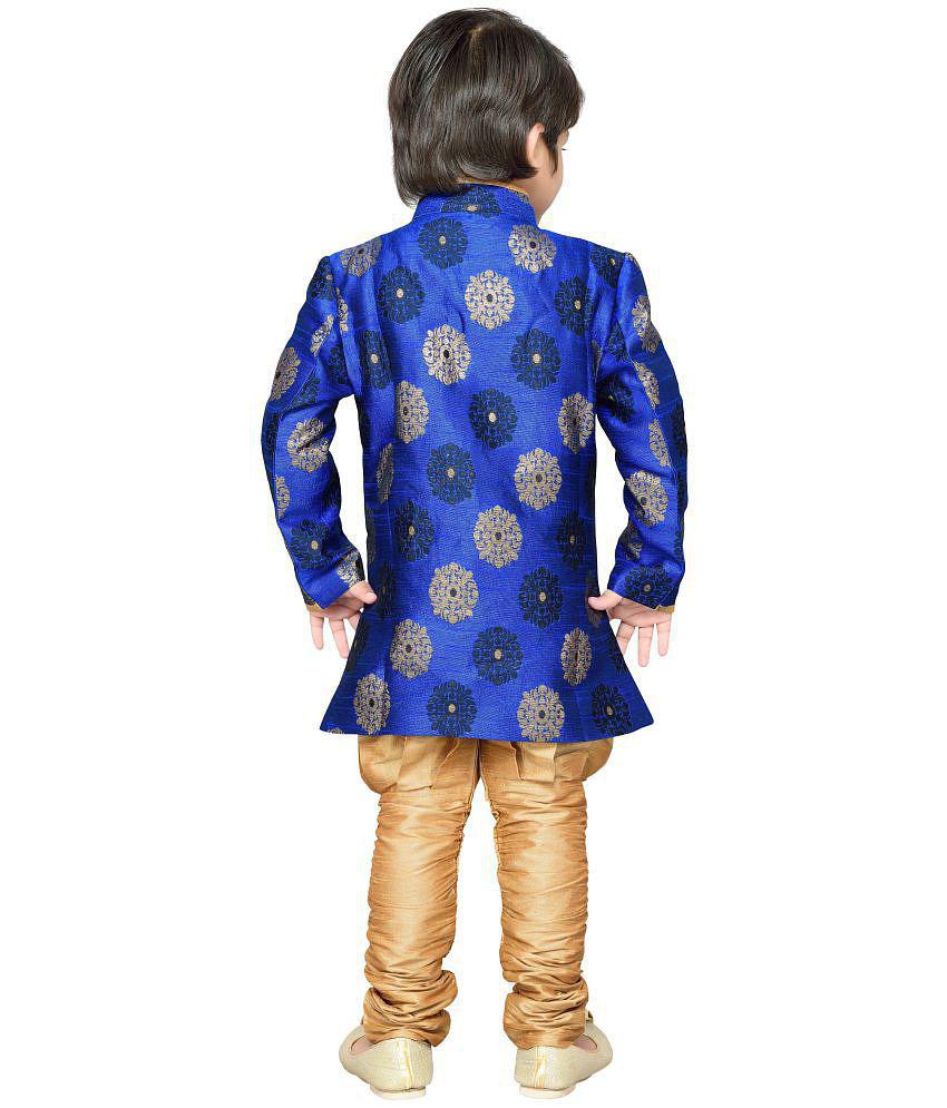 AJ Dezines Boys Indo Western Sherwani Suit for Kids - None