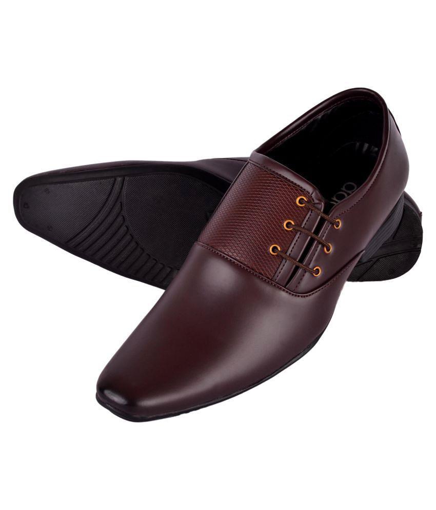 New Men Aadi - Brown Men's Formal Shoes - None 2025 at ShopCircuit | ONDC