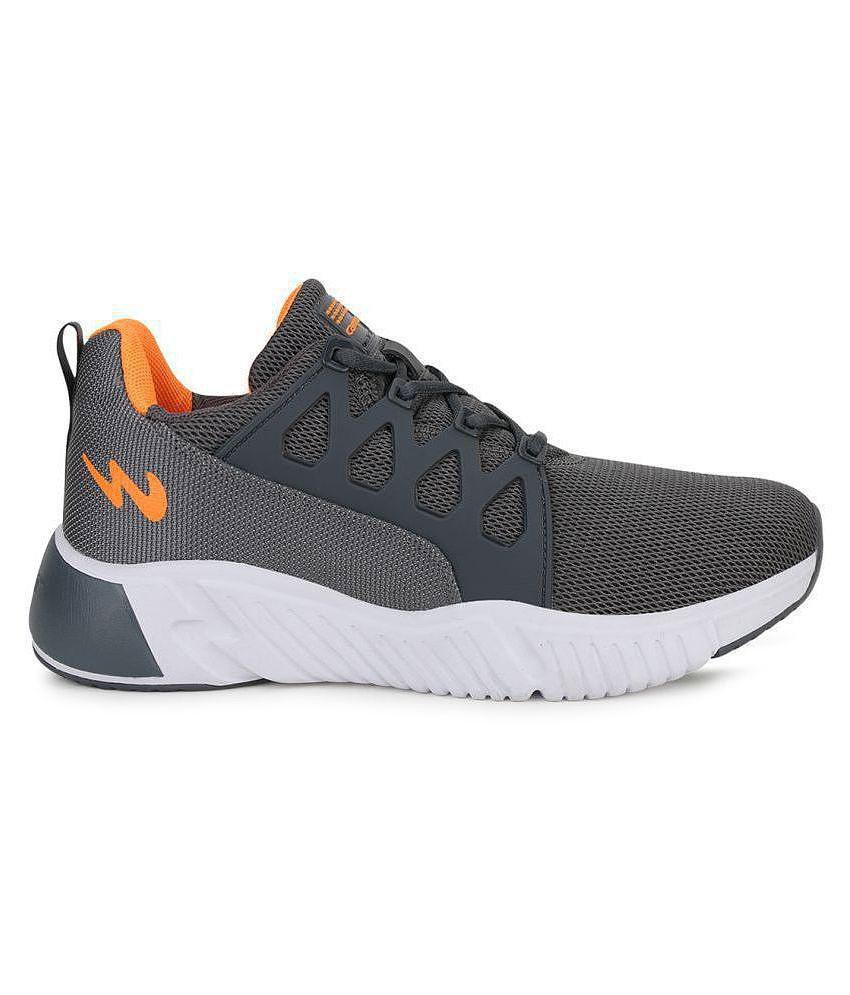 Campus BARLEY Grey Men's Sports Running Shoes - 8