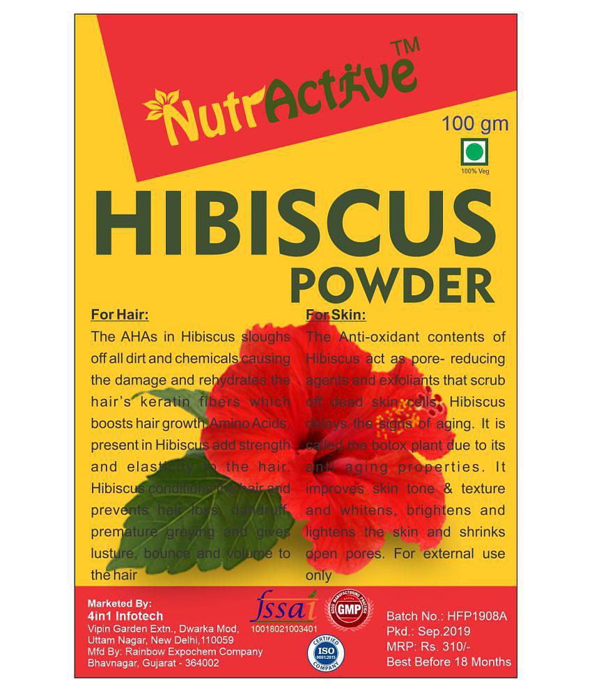 NutrActive Organic Hibiscus Powder 200 gm