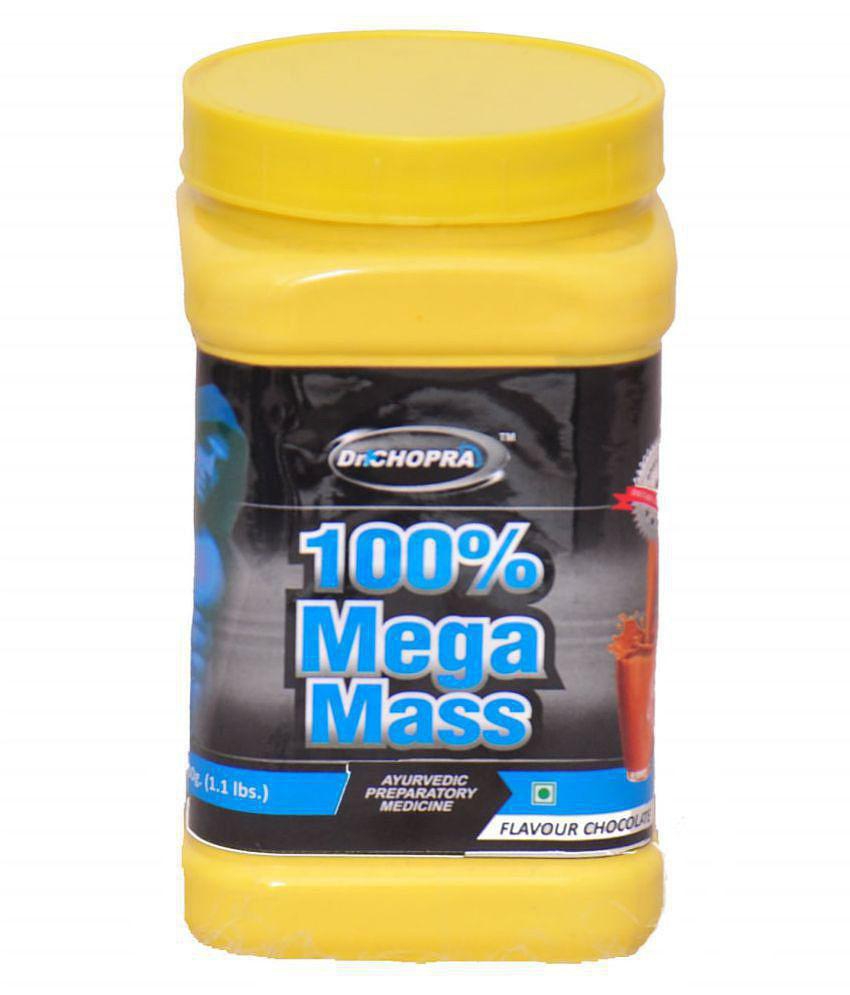 Rikhi 100% Mega Mass (Chocolate Flavor) Powder 500 gm