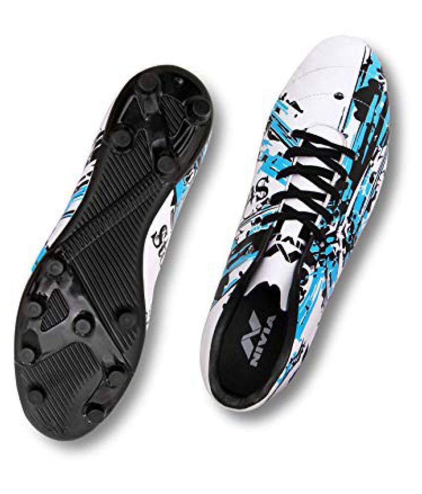 Latest Men Nivia Storm Football Shoe Studds Unisex White - 5 UK 2025 at ShopCircuit | ONDC