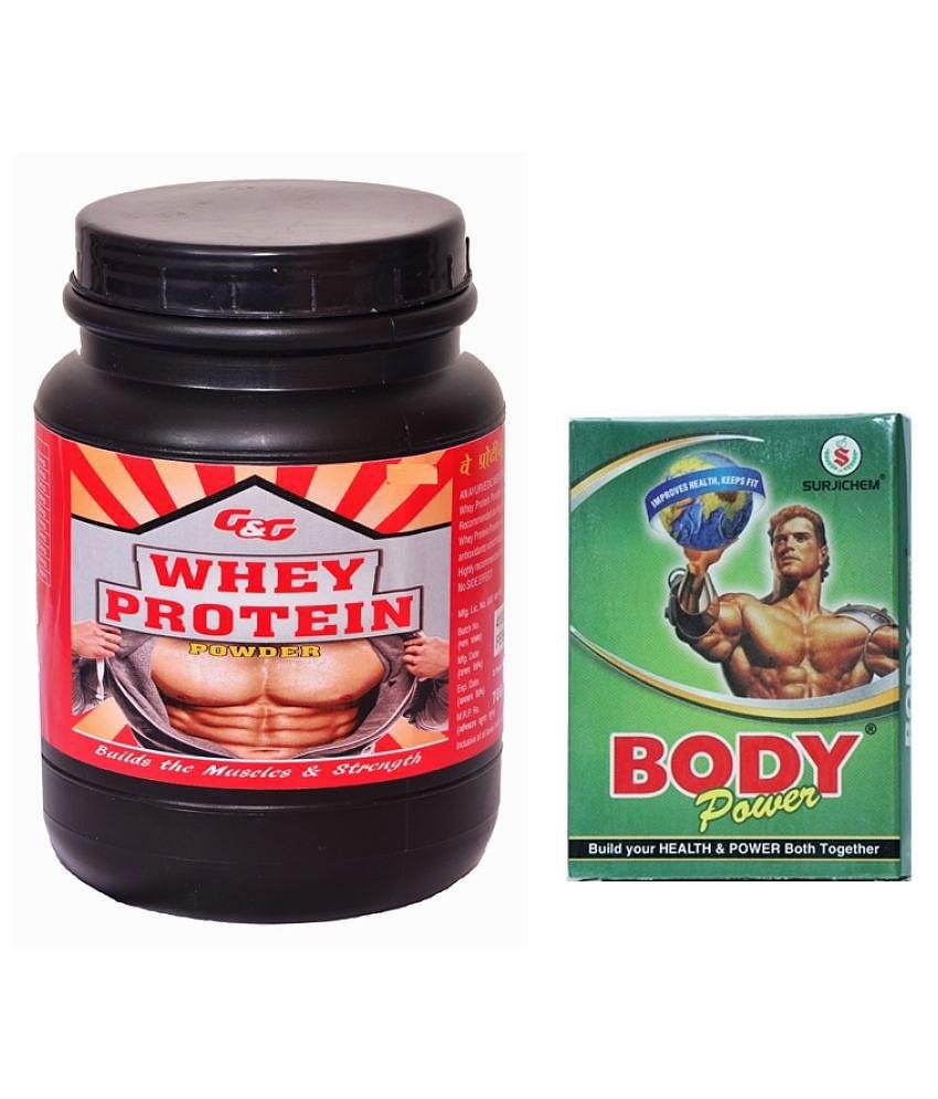 Rikhi Body Power 20 Capsule & Whey Protein Powder 300 gm