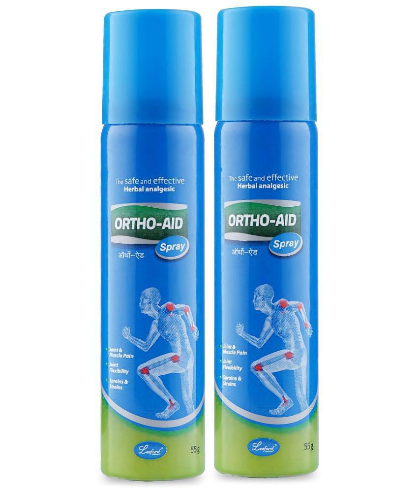 ORTHO AID Spray for Joint & Muscle Pain 55gm, Pack of 2