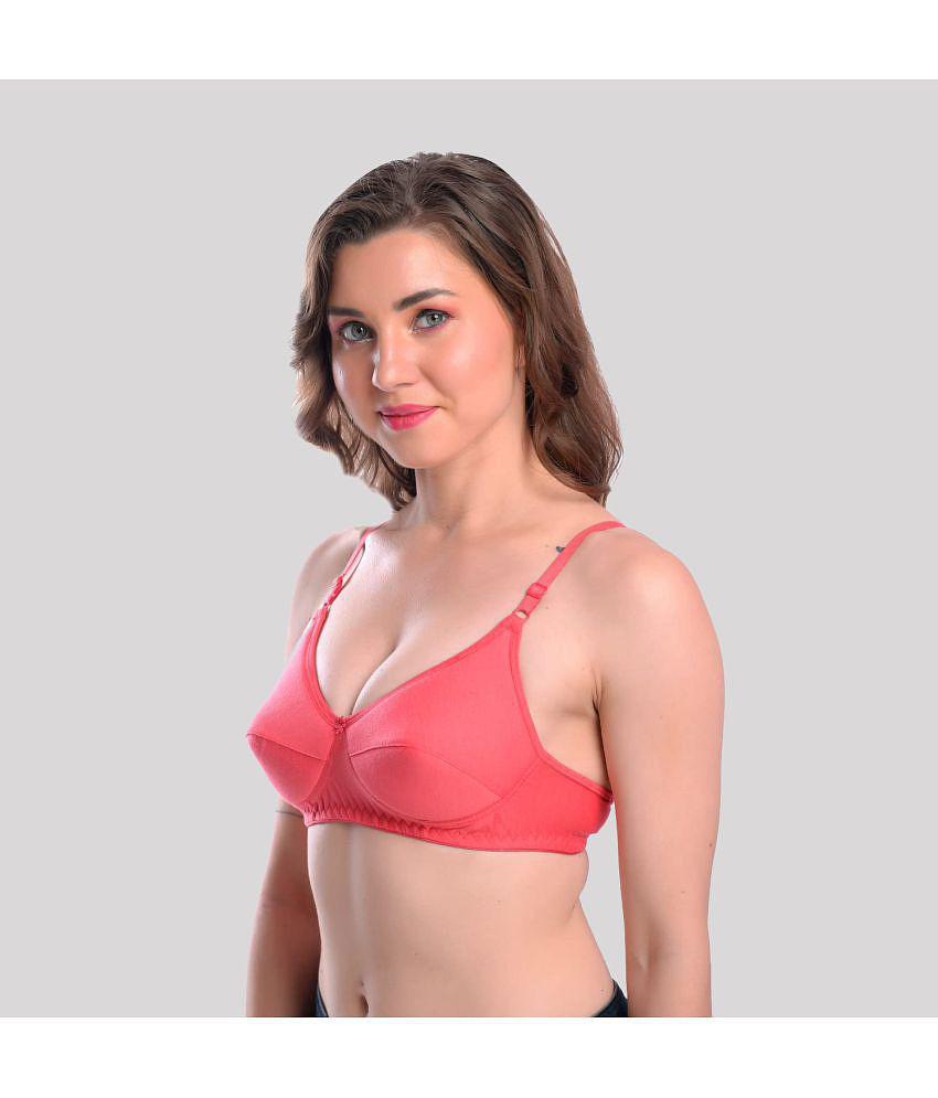 Stylish Men Kiran Enterprises - Multicolor Cotton Blend Non Padded Women's Everyday Bra ( Pack o