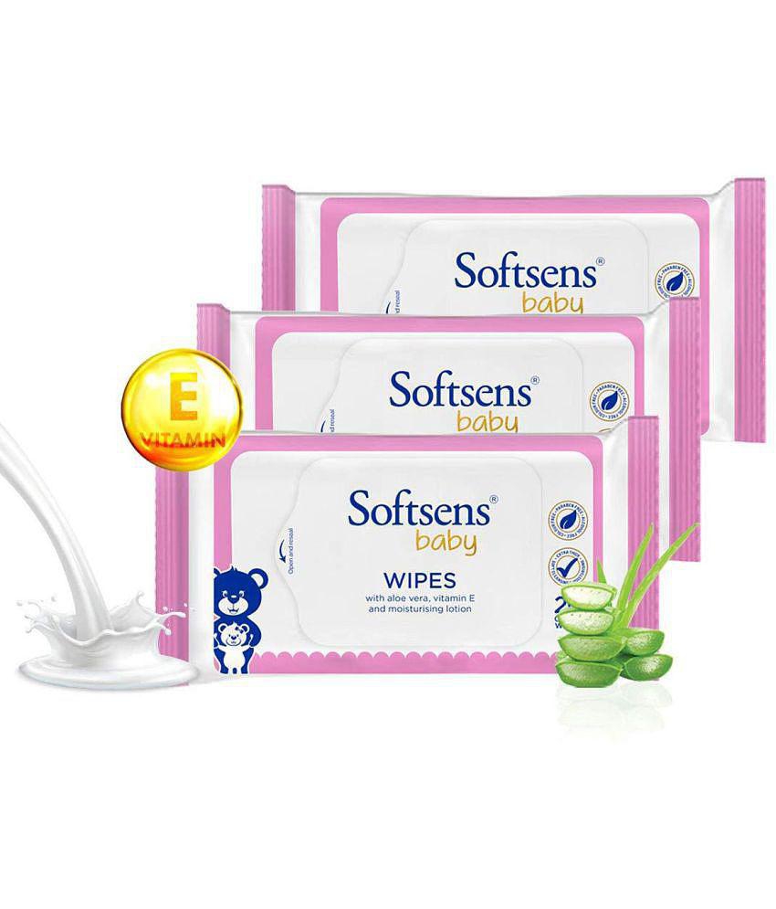 Softsens - Scented Wet wipes For Babies ( Pack of 2 )