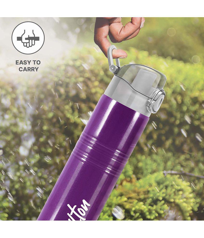 Milton Vogue 750 Stainless Steel Water Bottle, 750 ml, Purple - Purple