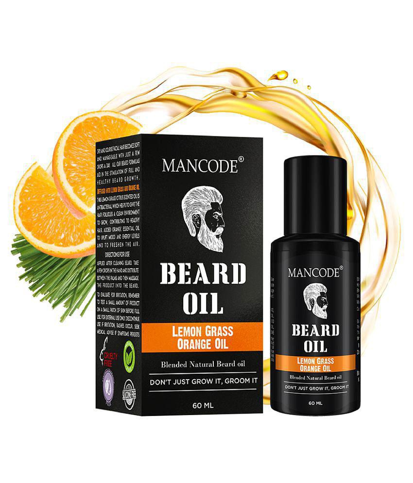 Mancode Lemon Grass Orange Beard Oil 60 ml Pack of 1