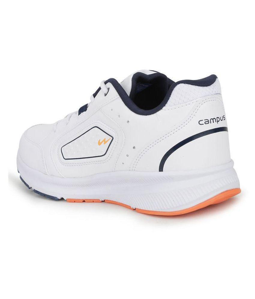 Campus TROPHY White  Men's Sports Running Shoes - 7