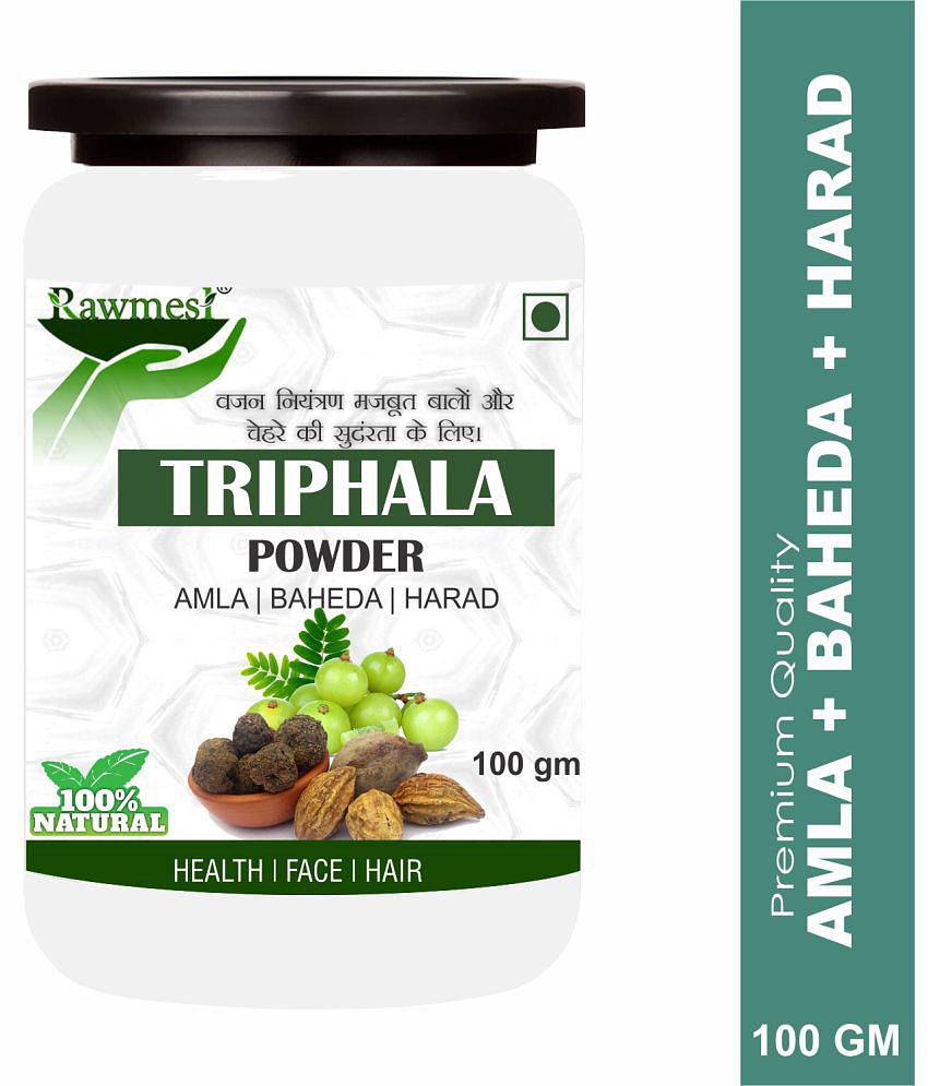 rawmest Triphala ( Amla, Baheda, Harad) For Skin Powder 300 gm Pack of 3