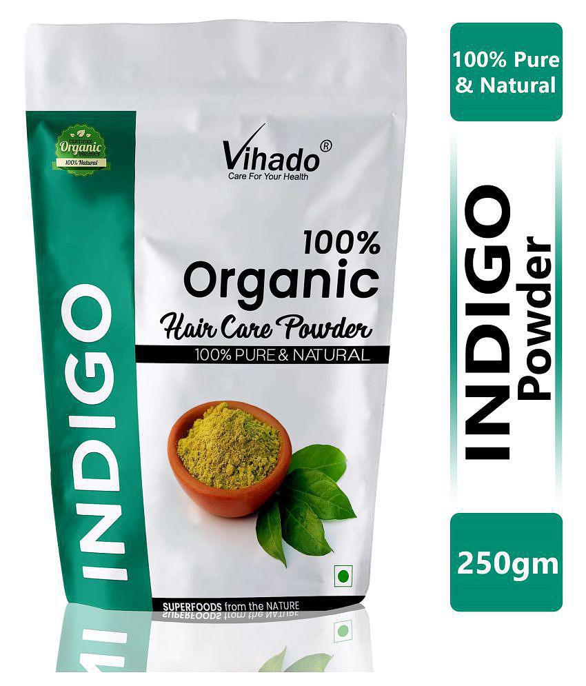 Vihado Natural Indigo Hair colour Hair Scalp Treatment 250 g