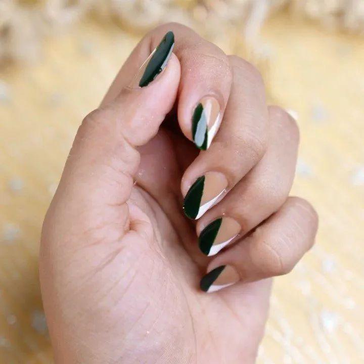 Color Fx New York Premium Non UV Gel Nail Polish Perfect Stay Dark Green Nail Polish Color in Glossy Gel Like Finish, 125