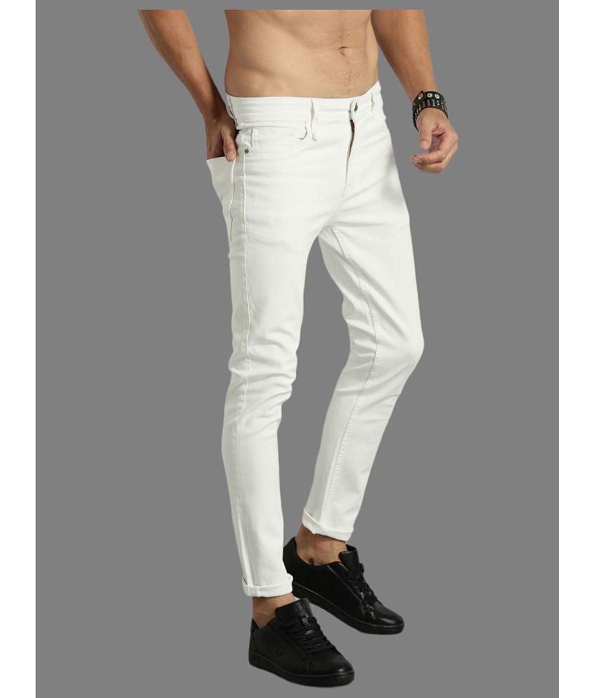 Lawson - White Denim Skinny Fit Men's Jeans ( Pack of 1 ) - None