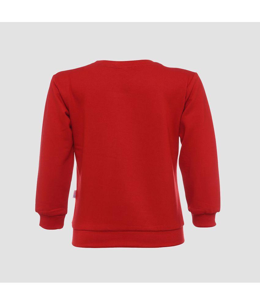 Top Men CATCUB - Red Cotton Blend Boys Sweatshirt ( Pack of 1 ) - None 2025 at ShopCircuit | OND