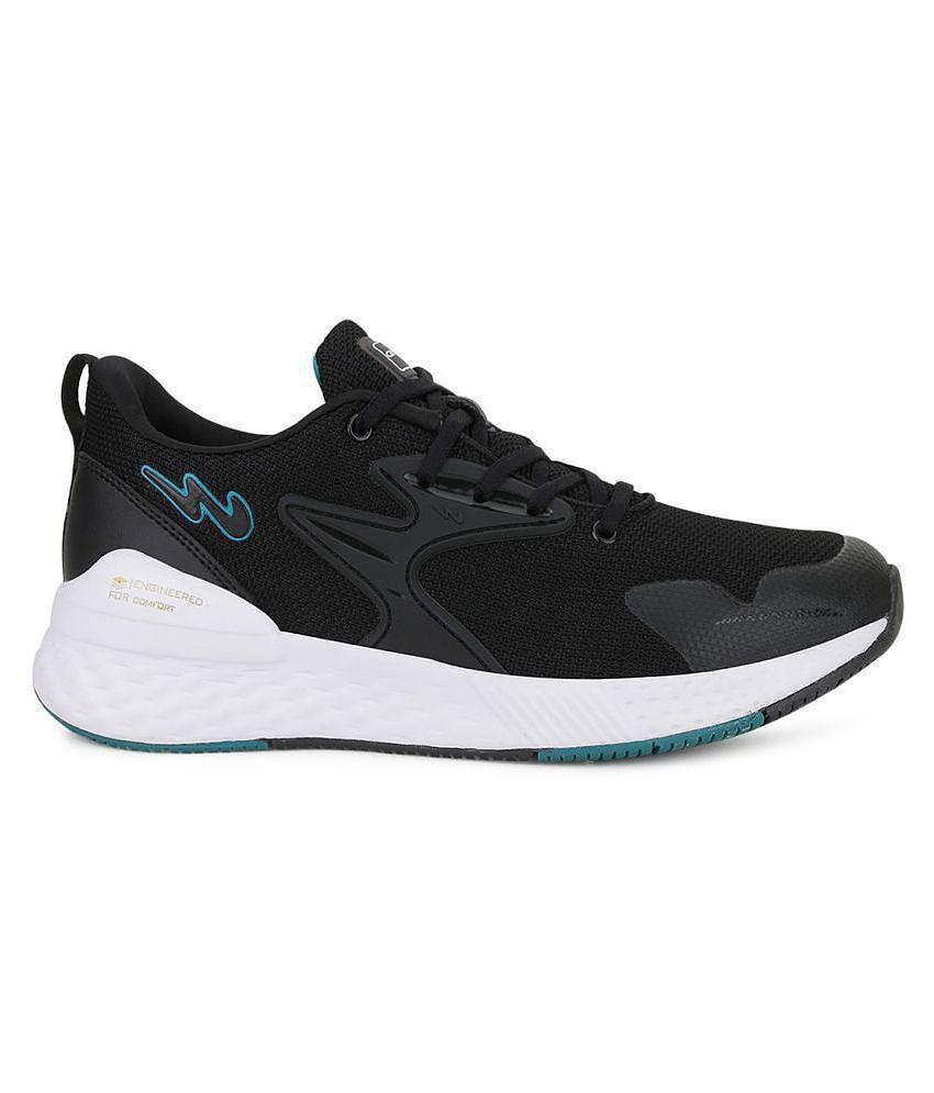 Campus Simon Pro Black Running Shoes - 9, Black