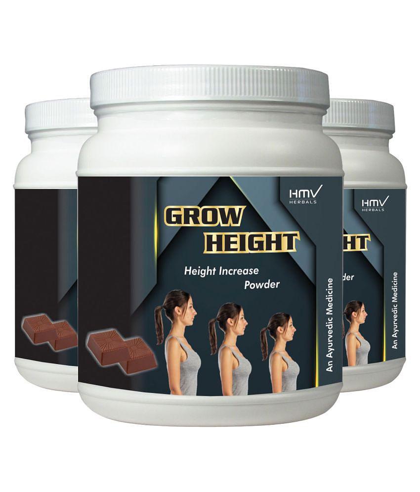 HMV Herbals Grow Height Herbal Height Growth Choco Powder 300 gm Pack of 3