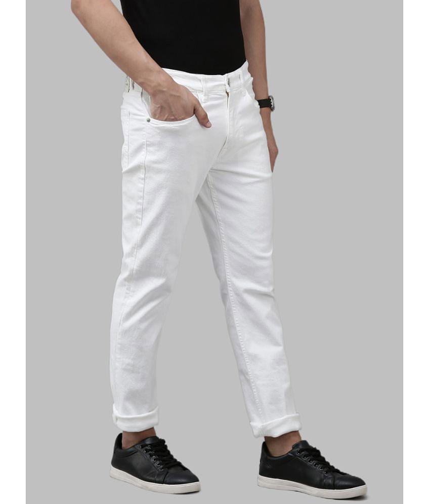 Lawson - White Denim Skinny Fit Men's Jeans ( Pack of 1 ) - None