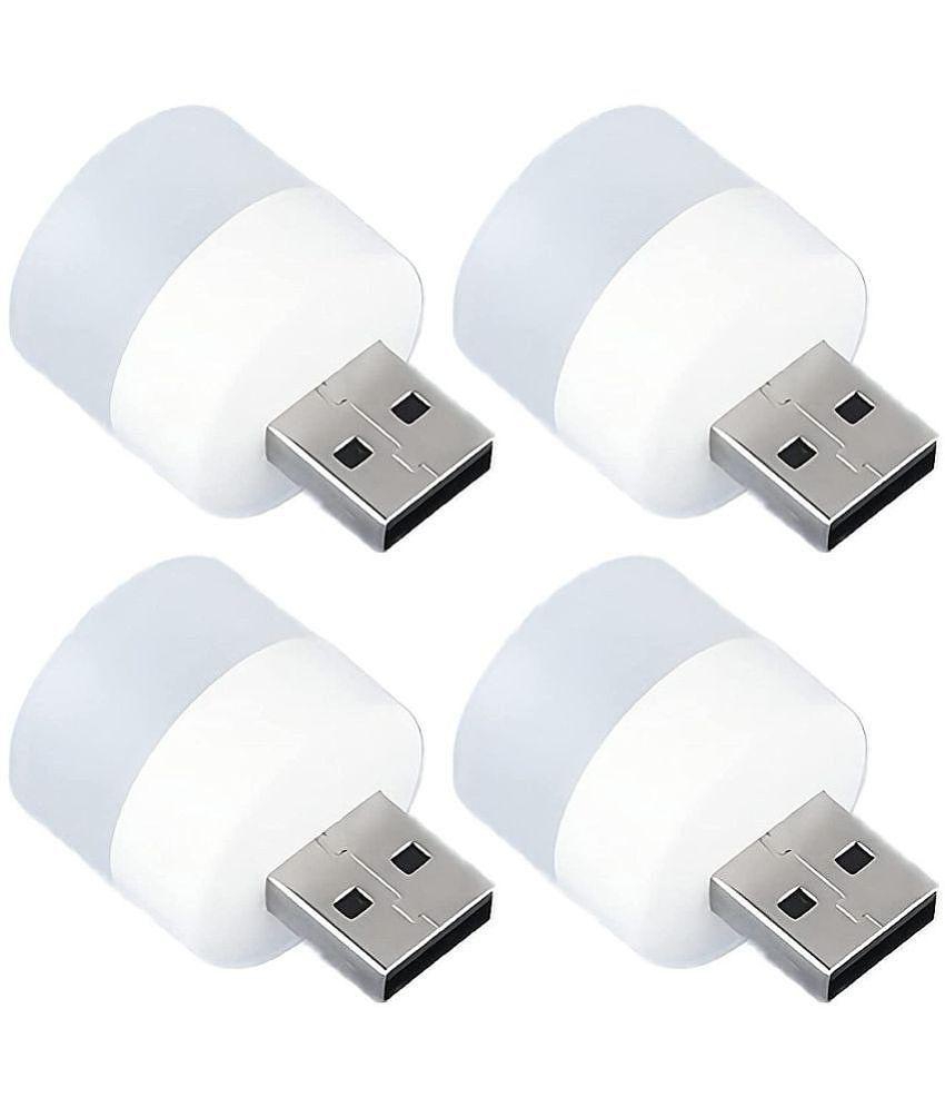 MR ONLINE STORE - White Night Lamp ( Pack of 4 )