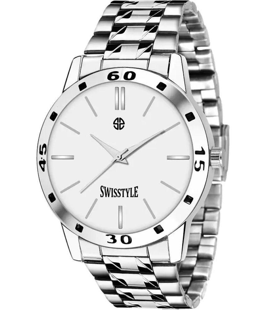 Swisstyle Silver Metal Analog Men's Watch