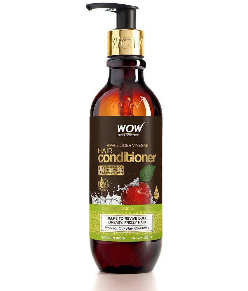 WOW Skin Science Apple Cider Vinegar Conditioner For Frizzy & Greasy Hair To Minimize Hair Damage- 250 ML