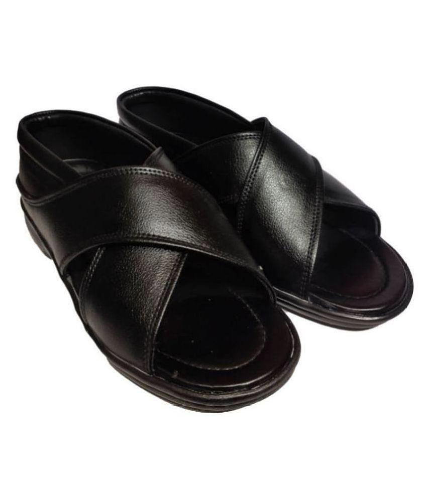 Sophisticated Men RAGE GAZE - Black  Men's Sandals - 7 2025 at ShopCircuit | ONDC