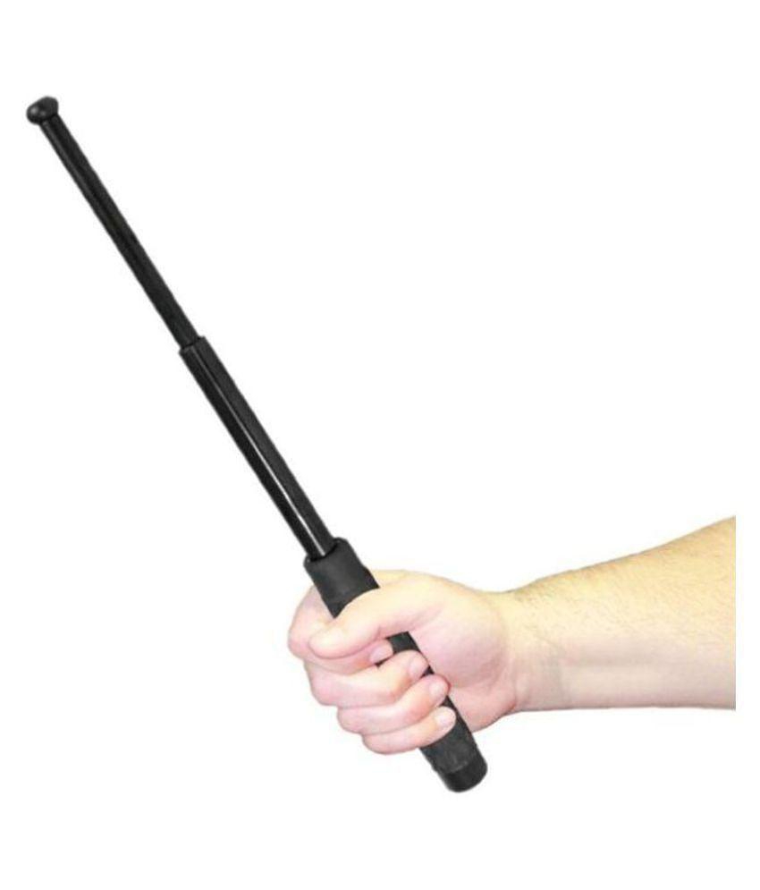 Tactical Telescopic Baton Stainless Steel Self Defence  Security Folding Stick