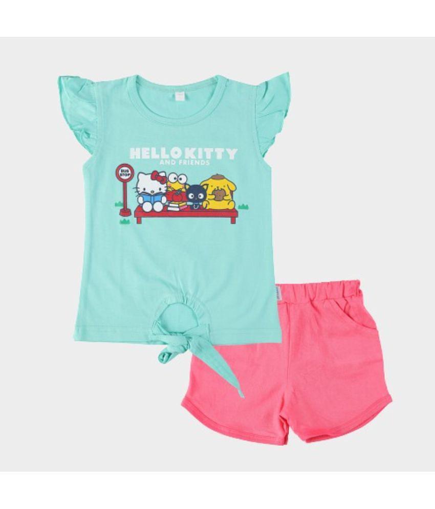 New Men CATCUB - Green Cotton Girls Top With Shorts ( Pack of 1 ) - None 2025 at ShopCircuit | O
