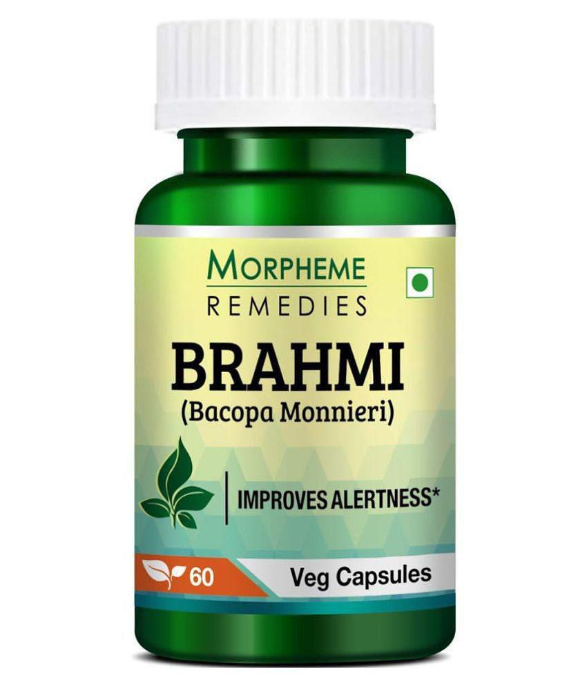 Morpheme Remedies Bacopa Brahmi Extract - 500 mg (60 Capsules)