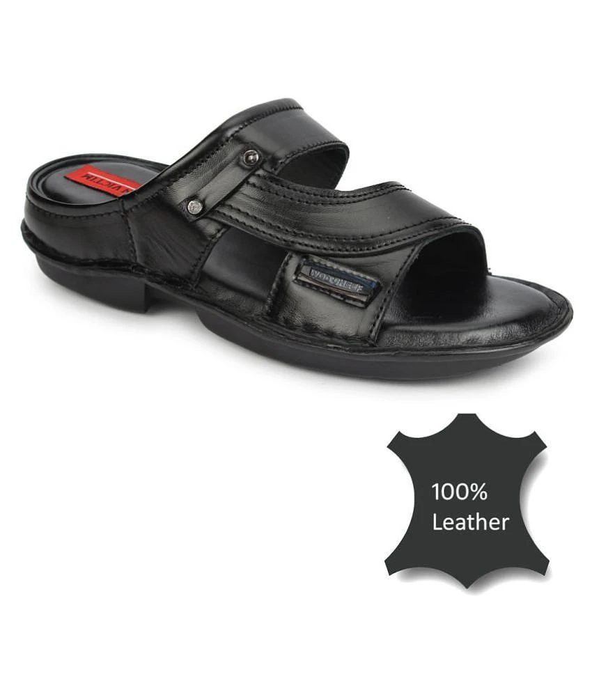 Top Men Fashion Victim Black Flip Flops - None 2025 at ShopCircuit | ONDC