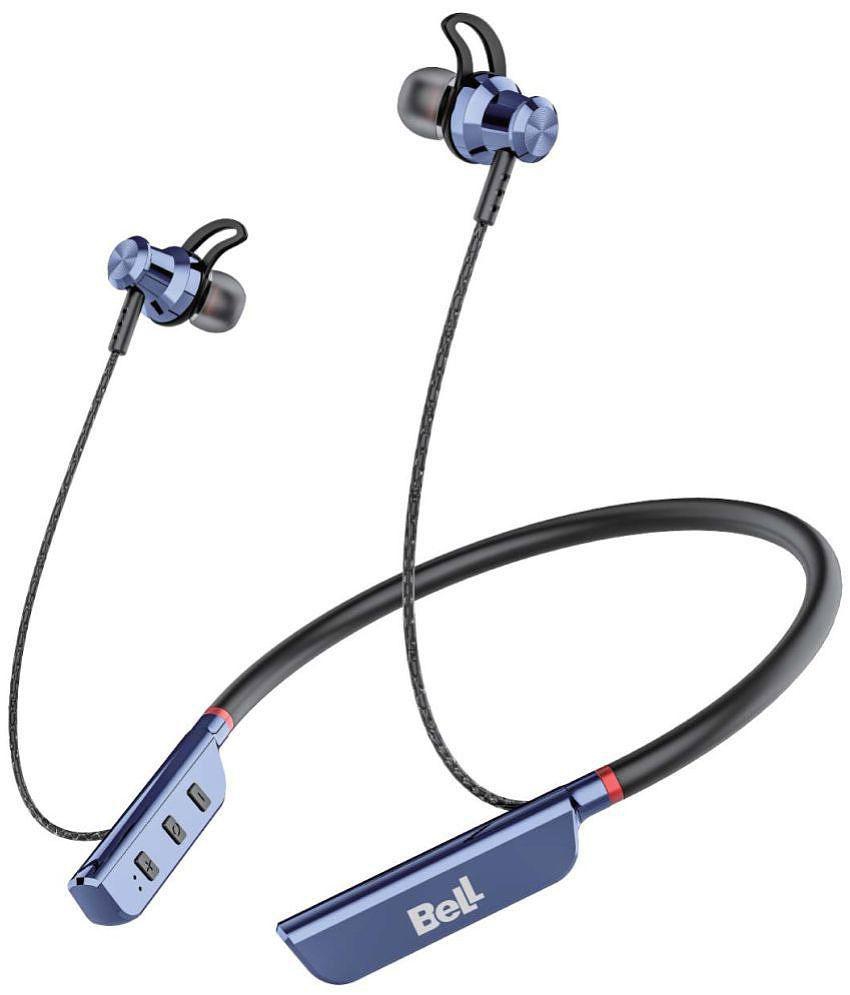 Bell  BLBHS 168  Bluetooth Bluetooth Earphone In Ear Powerfull Bass Blue