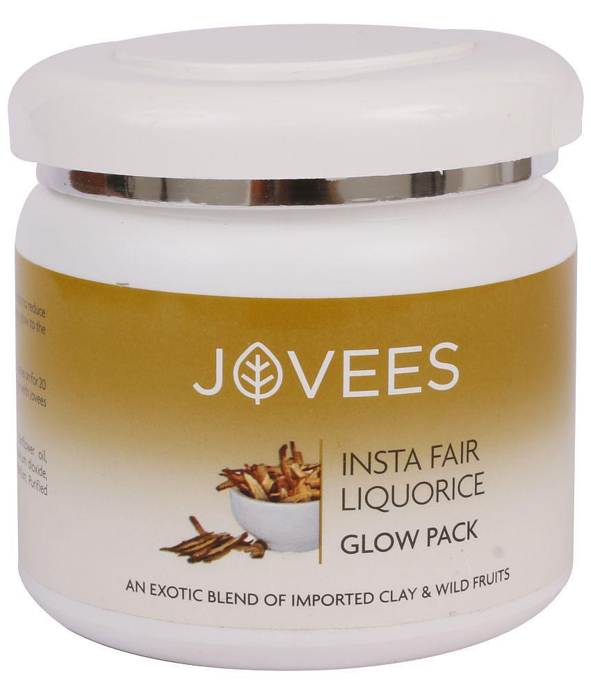 Jovees Herbal Insta Fair Liquorice Glow Pack For Brighter Glowing Skin For All Skin Types 400 g