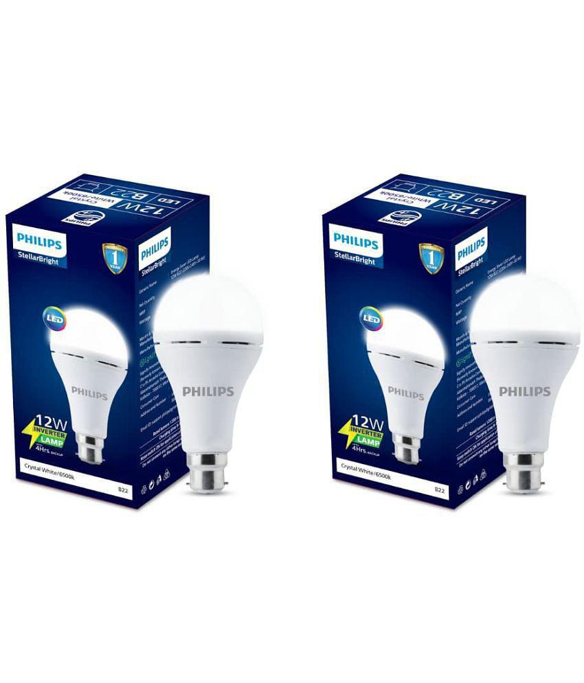 Philips 12w Cool Day light Inverter Bulb ( Pack of 2 )