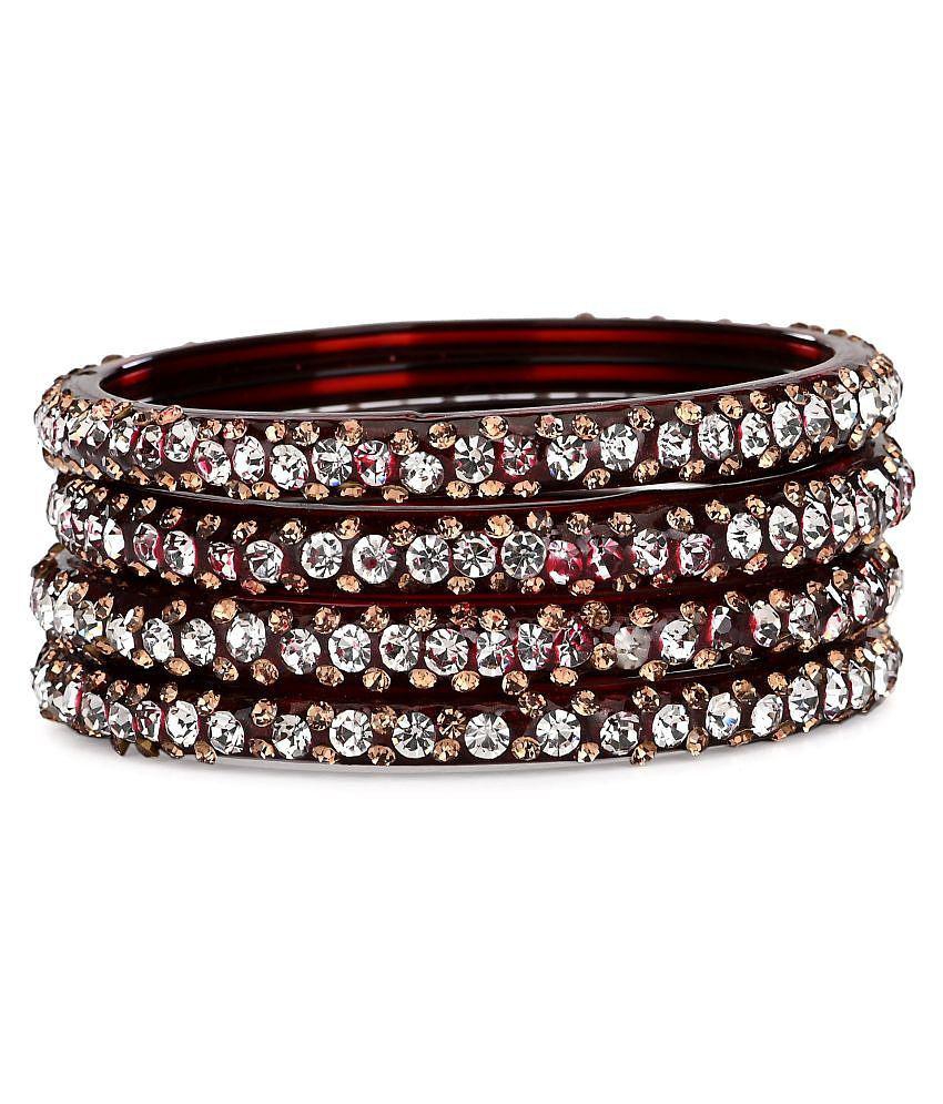 Affordable Men Somil Designer And Attractive Wedding Fancy Glass Bangle Set For Party, Marriage,