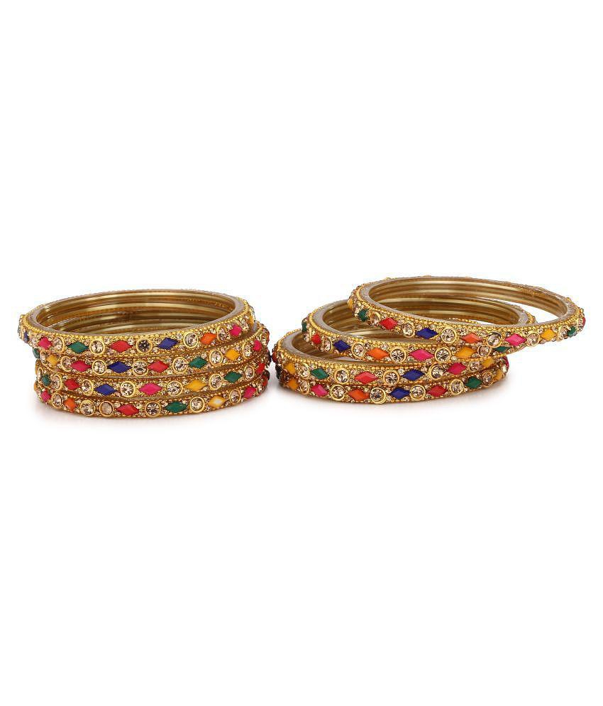 Affordable Men AFAST - Gold Bangle Set (Pack of 2) - None 2025 at ShopCircuit | ONDC
