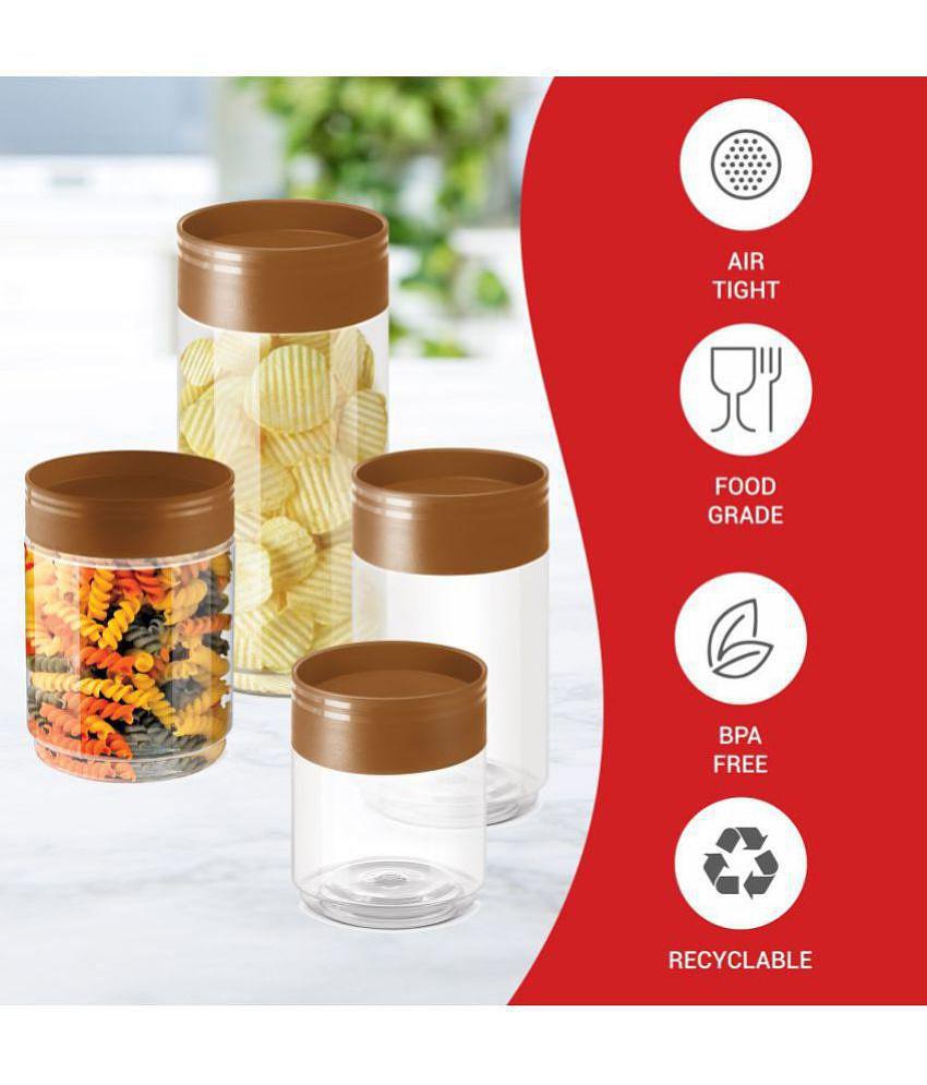 STACK IT JAR 1000, 2PCS SET,BROWN - Brown