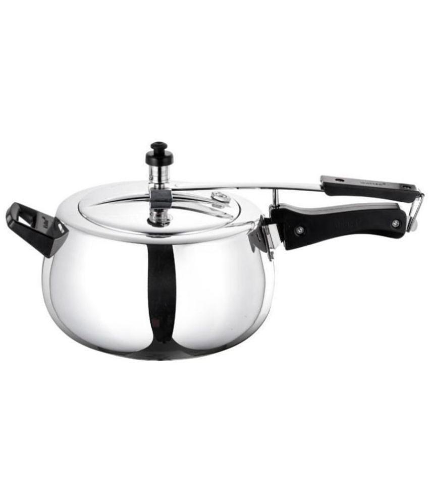 Goodflame Contura 5 Ltr. Pressure Cooker(Induction Base,Silver)