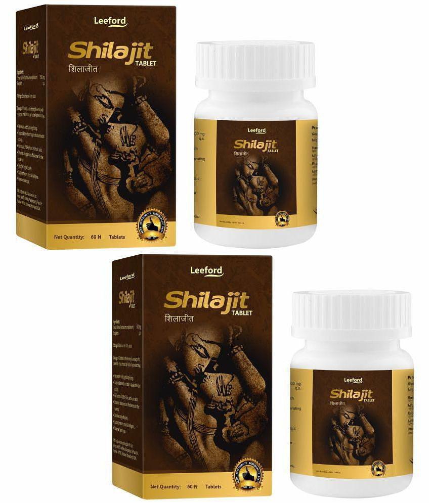 Leeford Shilajit Tablets Pack of 2 ( 60 Tab Each)