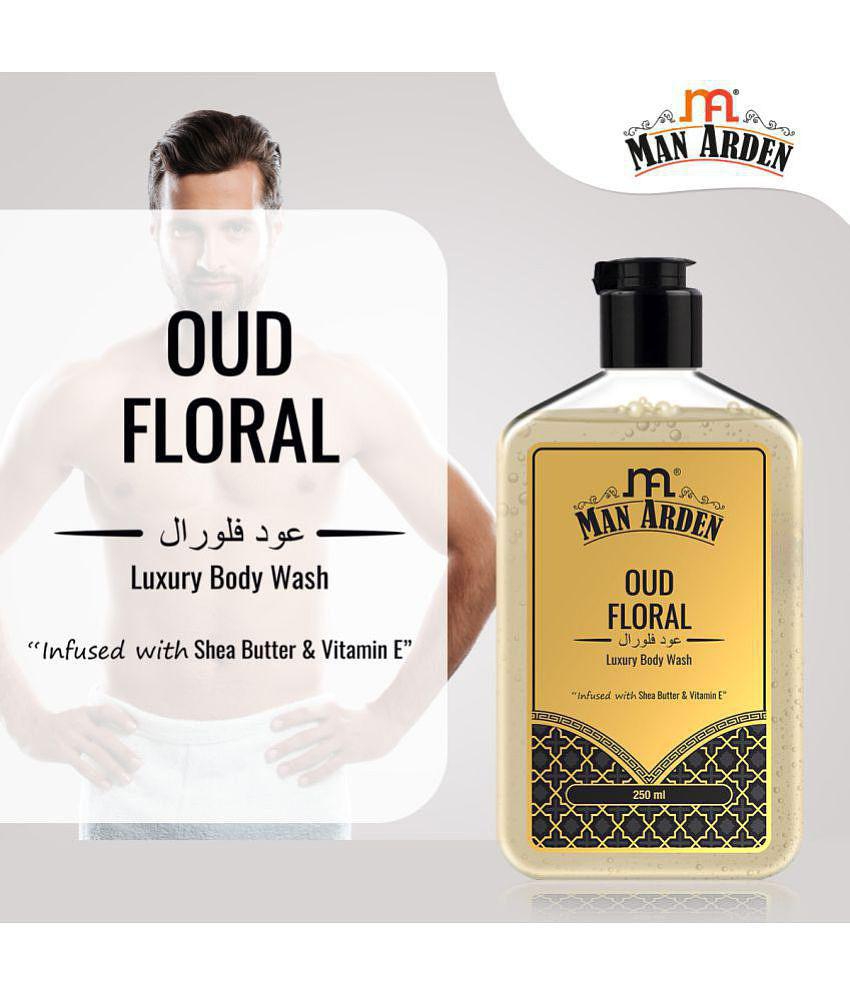 Man Arden Oud Floral Luxury Body Wash Infused With Shea Butter & Vitamin E, 250ml