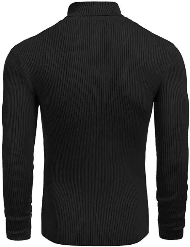 Buy Ranjeeta Enterprises Unisex Turtle Neck Black Sweater L Online