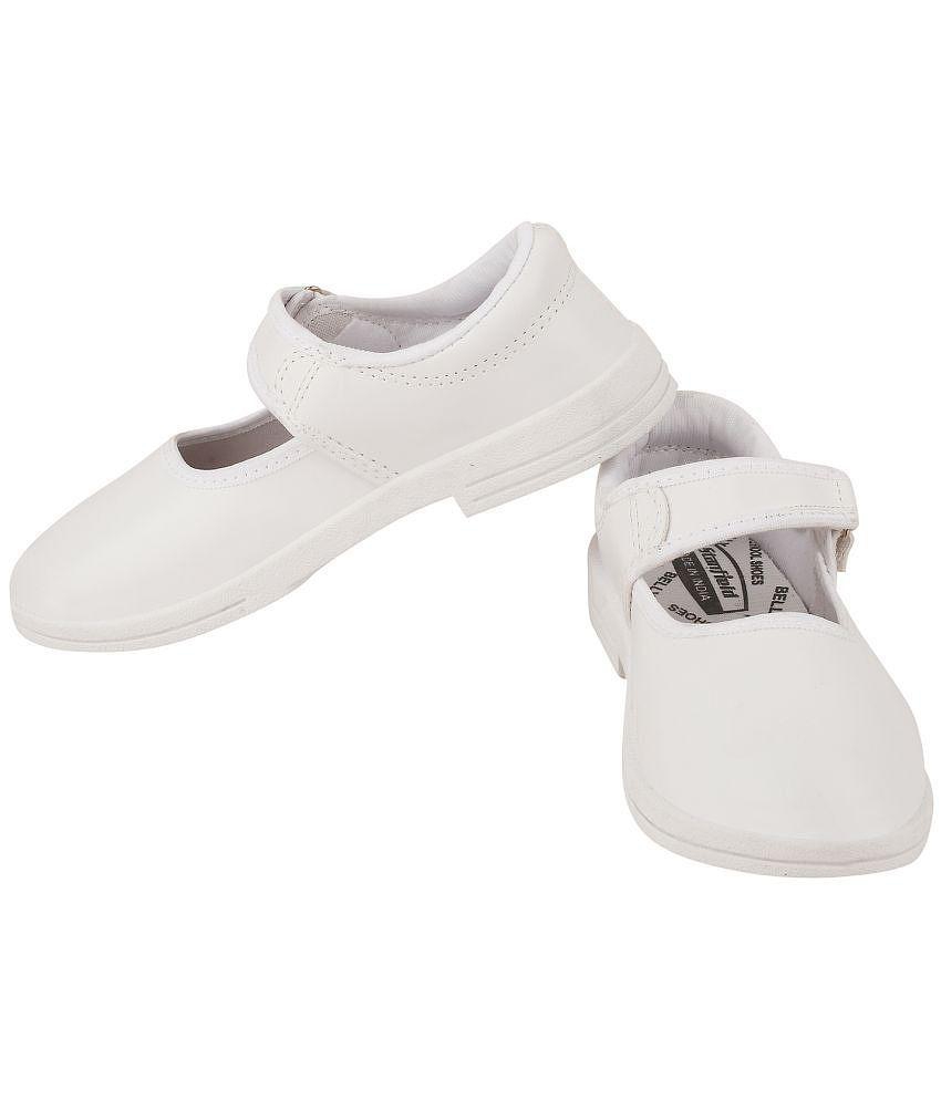 Stanfield - White Girls School Shoes ( 1 Pair ) - None