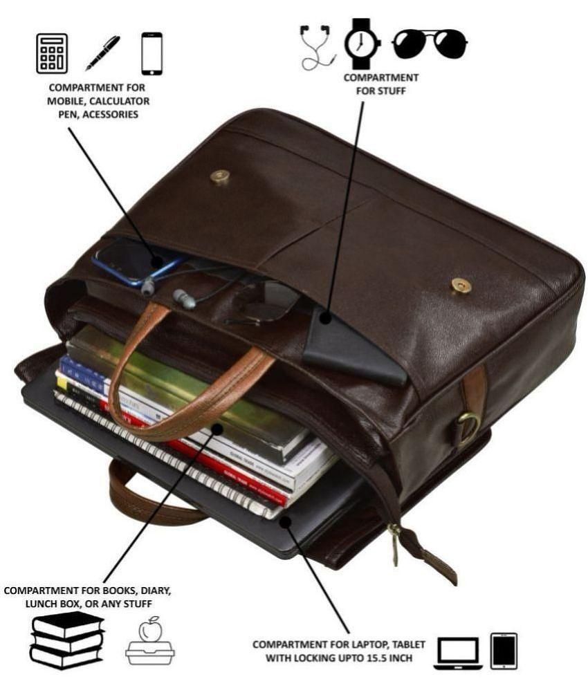 Best Men Lorem - Brown Solid Messenger Bag - Brown 2025 at ShopCircuit | ONDC