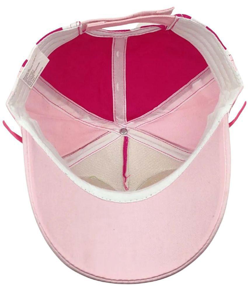 Exclusive Men Zacharias girl's Kids Cotton Cap kc-05 (Pink_1-4 Years) (Pack of 1) - None 2025 at