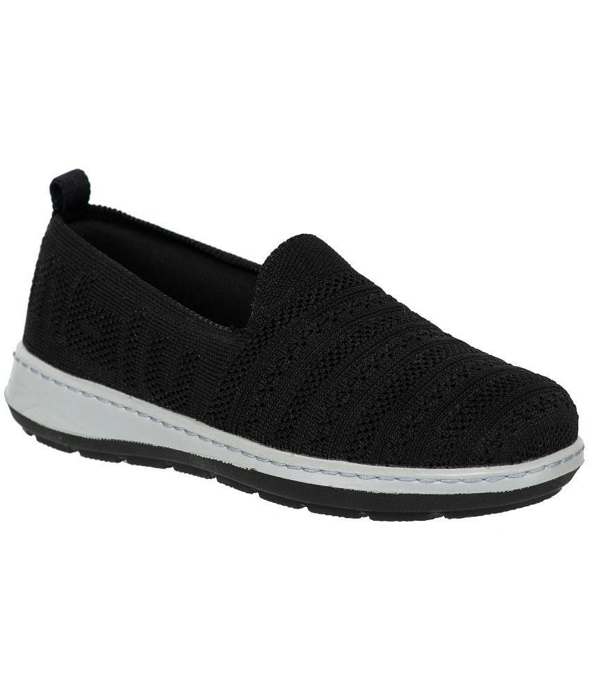 Inblu - Black Womens Slip On - None