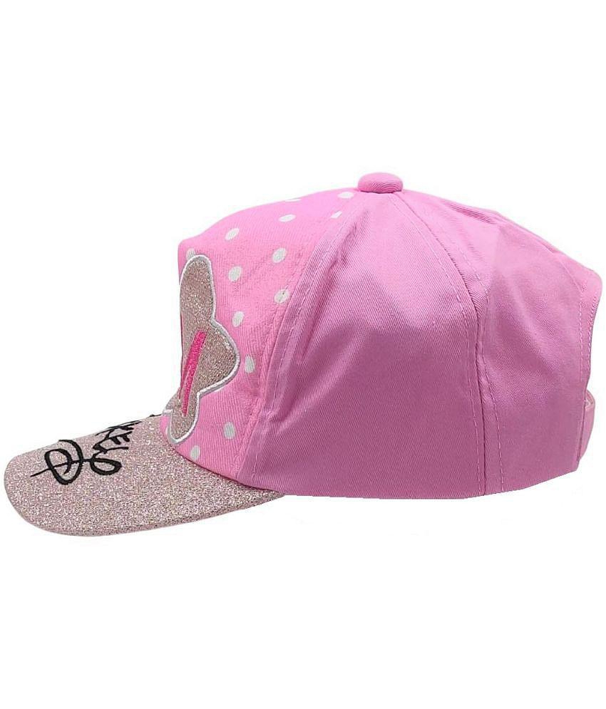 Top Men Zacharias Girl's Kids Cotton Cap kc-14-Light-Pink (Pack of 1) (1-4 Years) - None 2025 at