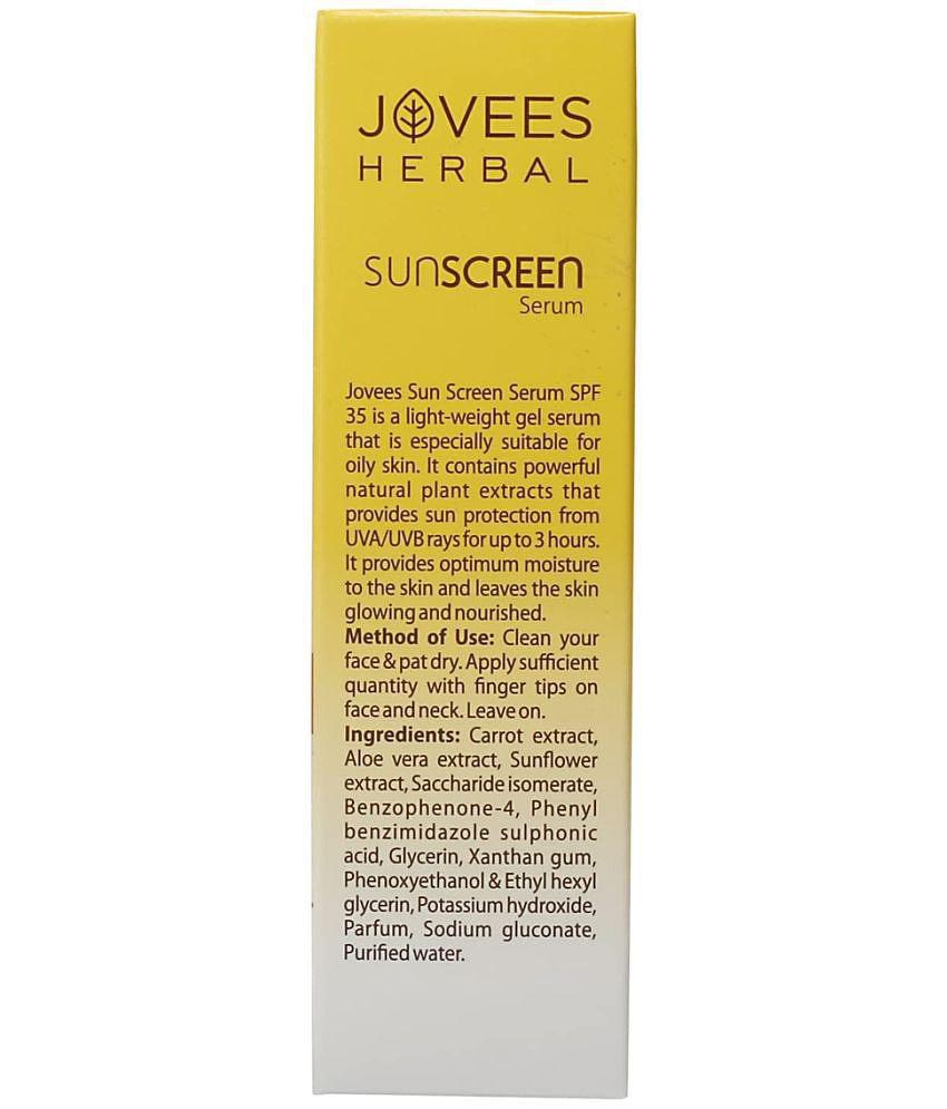 Jovees Herbal - SPF 35 Sunscreen Oil For Oily Skin ( Pack of 1 )