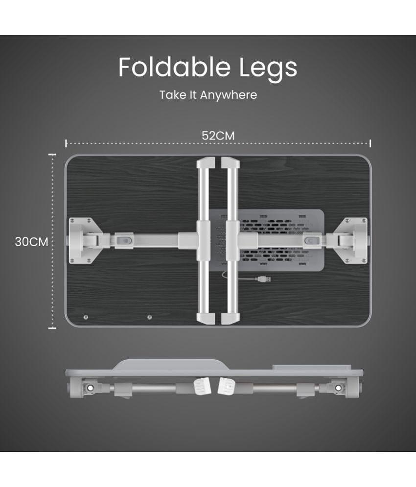 Portronics MY BUDDY Plus:Portable Laptop Stand with Cooling fan ,Black (POR 1380)