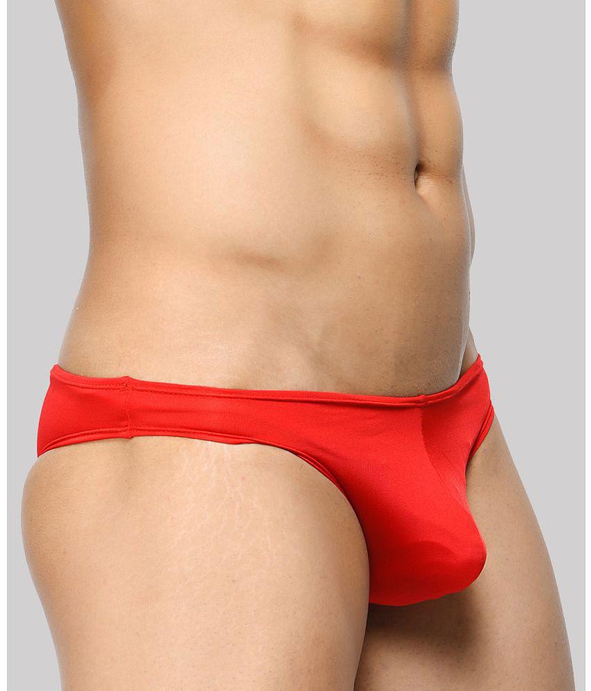 Trendy Men BASIICS By La Intimo - Red BCSSS01 Polyester Men's Bikini ( Pack of 1 ) - None 2025 a