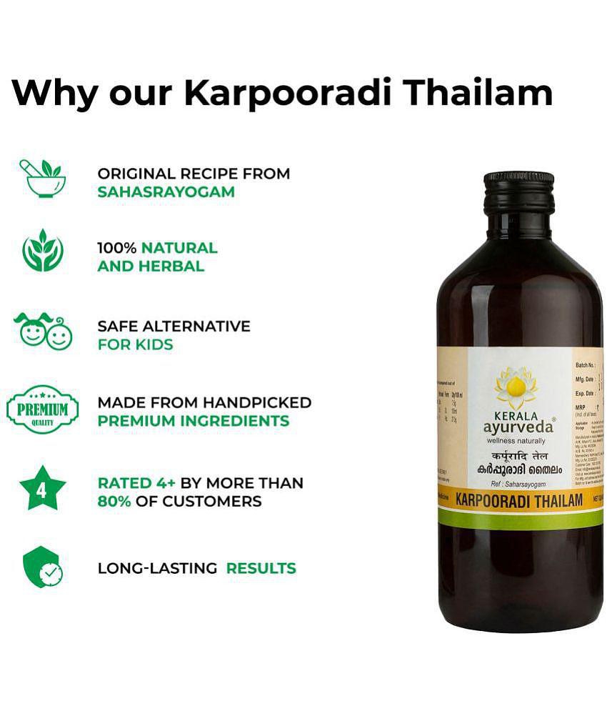 Kerala Ayurveda Karpooradi Thailam (Oil) 450 ml